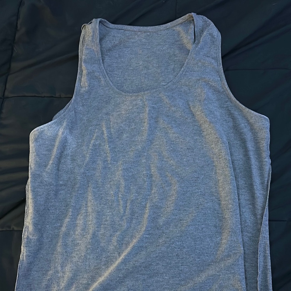 Gray Sleeveless Women's Top